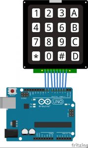 arduino keypad uygulaması